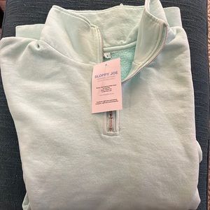 Sloppy joe zip neck size 1